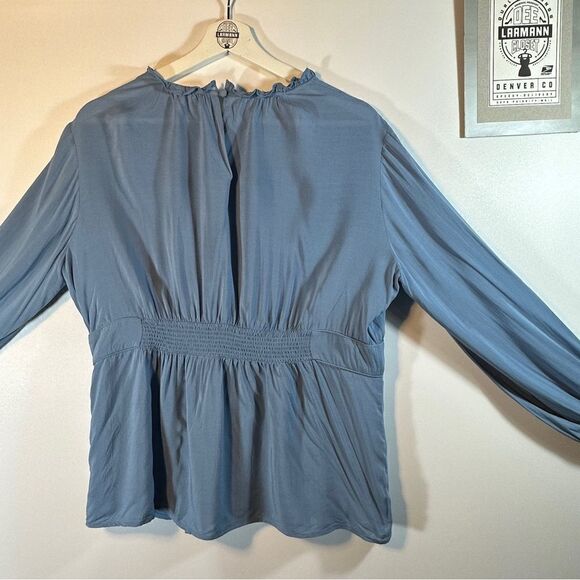 SUNDANCE LONG SLEEVE BLOUSE Size L - Picture 12 of 13